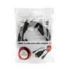 GEMBIRD HDMI uz VGA un audio adaptera kabelis, viens ports, 3 m, melns