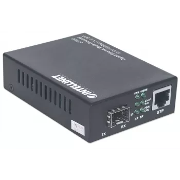 Intellinet Gigabit Ethernet uz SFP mediju pārveidotājs, 10/100/1000Base-Tx uz SFP slotu, tukšs