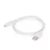 Lightning kabelis Gembird CC-USB2-AMLM-2M-W — 2 m, Lightning uz USB A, USB 2.0, balts