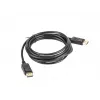 LANBERG DisplayPort kabelis 3m Melns