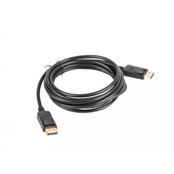 LANBERG DisplayPort kabelis 3m Melns