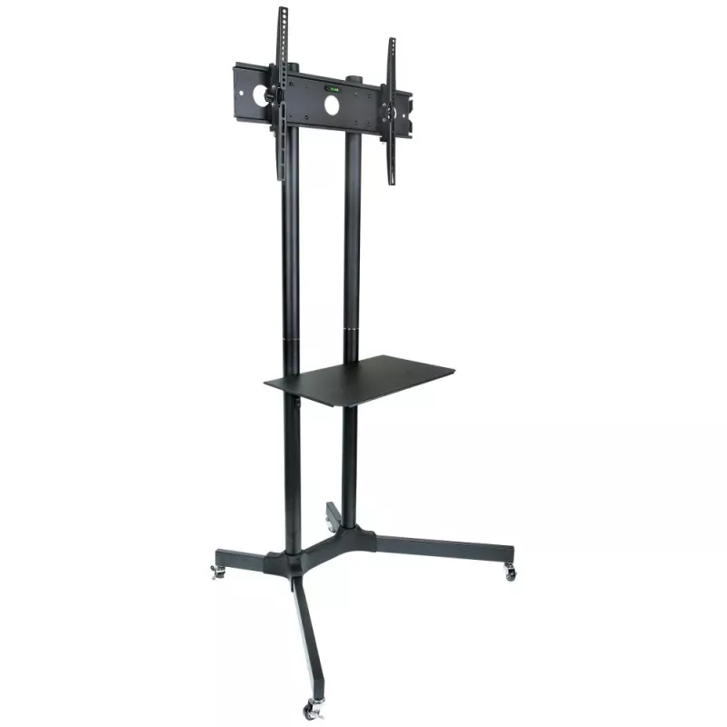Techly Grīdas statīvs ar plauktu LCD / LED / plazmas 30-65 collu ICA-TR6