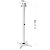 Techly Support Projector Ceiling Extension 500-770 mm Balts ICA-PM 104MW