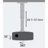 Techly Projector Ceiling Stand Extension 30-37 cm Sudraba ICA-PM 102S