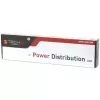Techly I-CASE STRIP-81UD power distribution unit (PDU) 8 AC outlet(s) 1U Melns, Sarkans