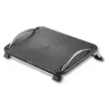 Techly regulējams kāju balsts ICA-FR 13, melns, ABS sintētika, 430 mm, 280 mm, 1.24 kg