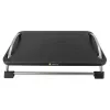 Techly regulējams kāju balsts ICA-FR 13, melns, ABS sintētika, 430 mm, 280 mm, 1.24 kg