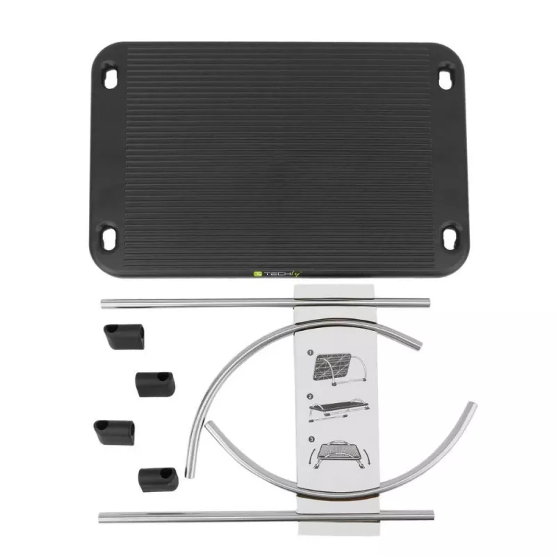 Techly regulējams kāju balsts ICA-FR 13, melns, ABS sintētika, 430 mm, 280 mm, 1.24 kg