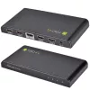 Techly HDMI sadalītājs, 4 virzienu, 4K*2K, IDATA HDMI-4K4, HDMI, 4x HDMI, 1x HDMI F, 4096 x 2160 pikseļi, melns, 36 biti