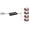 Techly HDMI sadalītājs, 4 virzienu, 4K*2K, IDATA HDMI-4K4, HDMI, 4x HDMI, 1x HDMI F, 4096 x 2160 pikseļi, melns, 36 biti
