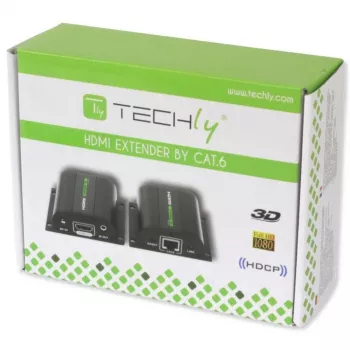 Techly HDMI paplašinātājs Full HD uz Cat.5E / 6 / 6A / 7 kabeļa, maks. 60 m, automātiska regulēšana IDATA EXT-E70I