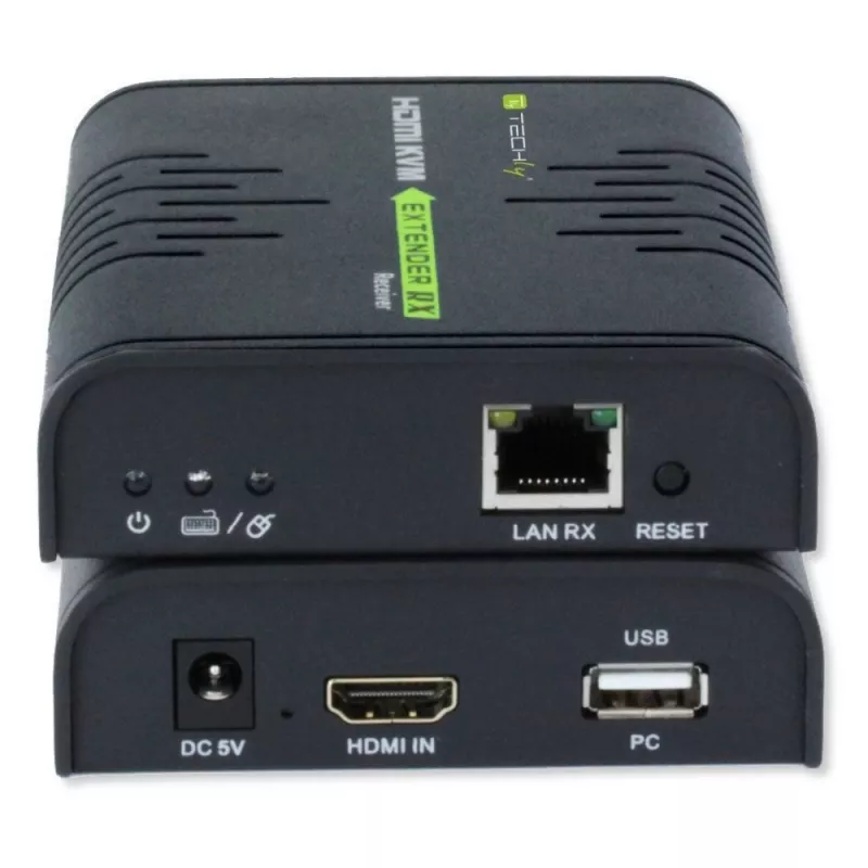 Techly IDATA HDMI-KVM2 KVM paplašinātājs Raidītājs un uztvērējs
