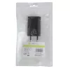 Techly Compact Charger USB 1A European Plug Melns