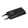 Techly Compact Charger USB 1A European Plug Melns