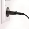 Techly Compact Charger USB 1A European Plug Melns