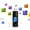ADATA UV320 USB zibatmiņa 128 GB USB Type-A 3.2 Gen 1 (3.1 Gen 1) Melna, Zila