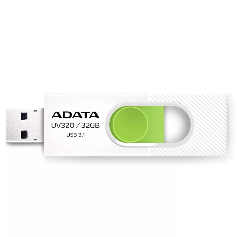 ADATA UV320 USB zibatmiņa 32 GB USB Type-A 3.2 Gen 1 (3.1 Gen 1) Zaļa, Balta