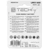 Techly Blister 4 baterijas High Power Mini Stilo AAA sārma LR03 1,5V IBT-KAL-LR03T