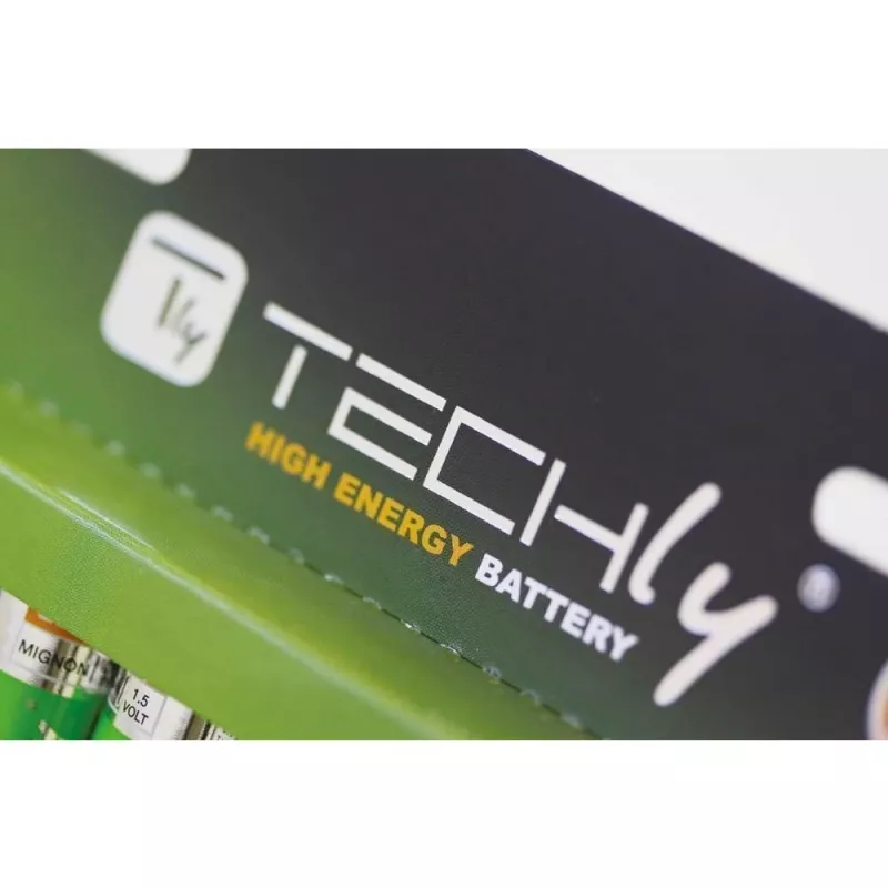 Techly Multipack 24 Baterijas High Power Mini Stilo AAA sārma baterijas LR03 1.5V IBT-KAL-LR03-B24T