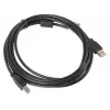LANBERG USB kabelis USB 2.0 USB B - 3m Melns