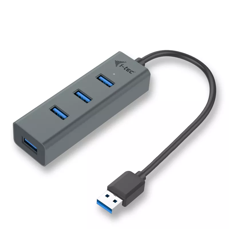 USB centrmezgls i-tec Metal USB 3.0 HUB 4 Port