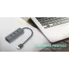 USB centrmezgls i-tec Metal USB 3.0 HUB 4 Port