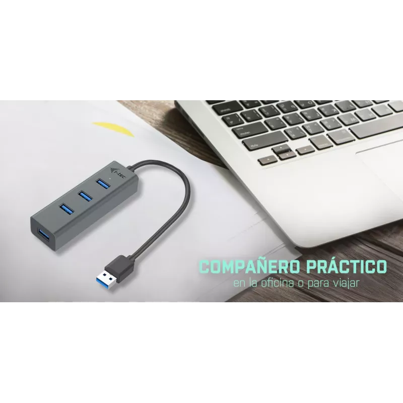 USB centrmezgls i-tec Metal USB 3.0 HUB 4 Port