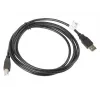 USB 2.0 kabelis LANBERG CA-USBA-10CC-0018-BK — 1,8 m, USB A (vīr.) uz USB B (vīr.), melns