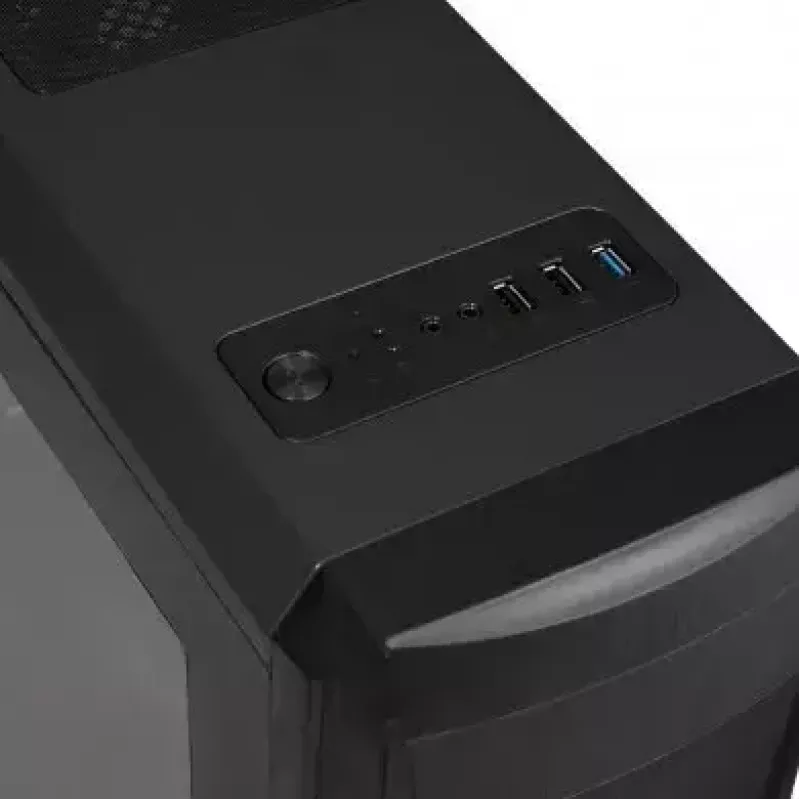 iBox Orcus X14 Midi Tower datora korpuss, ATX/Micro ATX/ITX, sānu logs, 2x 120 mm sarkani apgaismoti ventilatori, 3x 3,5 collu, 2x 2,5 collu, 1x 5,25 collu nodalījumi, USB 3.0, melns