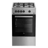 Beko FSG52020FX Brīvi stāvoša plīts Gāzes Nerūsējošais tērauds