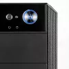 PC korpuss MODECOM Oberon Pro Midi Tower — melns, ATX/ITX/Micro ATX, rūdīts stikls, līdz 395 mm GPU