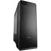 PC korpuss MODECOM Oberon Pro Midi Tower — melns, ATX/ITX/Micro ATX, rūdīts stikls, līdz 395 mm GPU