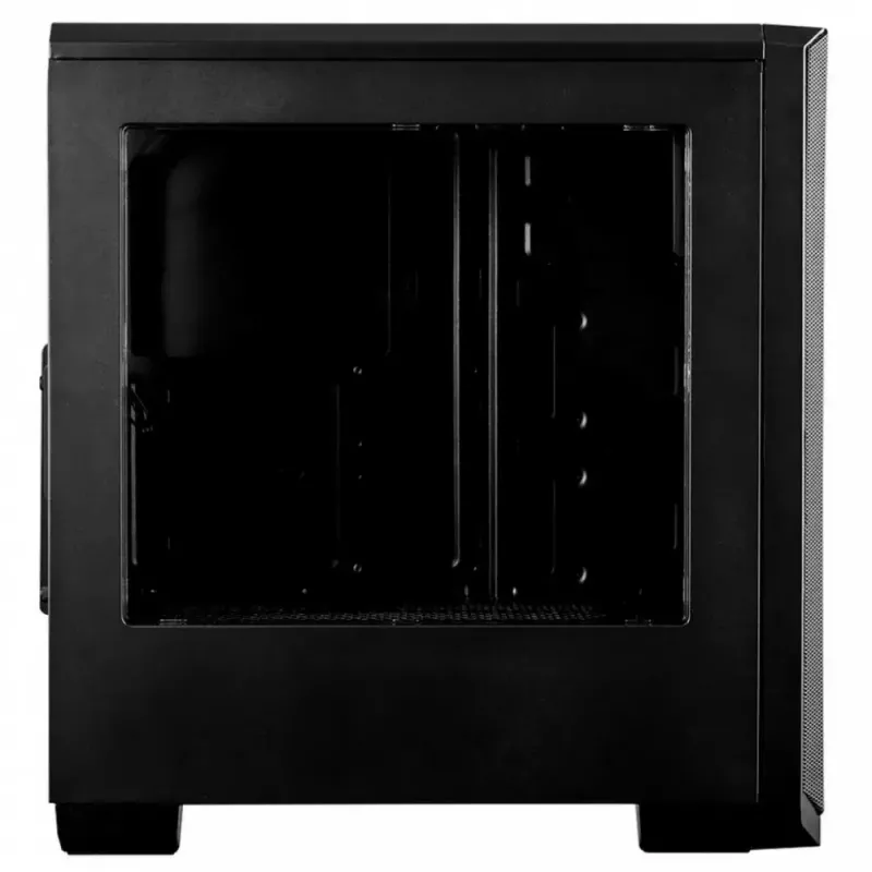 PC korpuss MODECOM Oberon Pro Midi Tower — melns, ATX/ITX/Micro ATX, rūdīts stikls, līdz 395 mm GPU