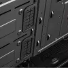 PC korpuss MODECOM Oberon Pro Midi Tower — melns, ATX/ITX/Micro ATX, rūdīts stikls, līdz 395 mm GPU