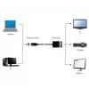 GEMBIRD DisplayPort–DVI adaptera kabelis – melns