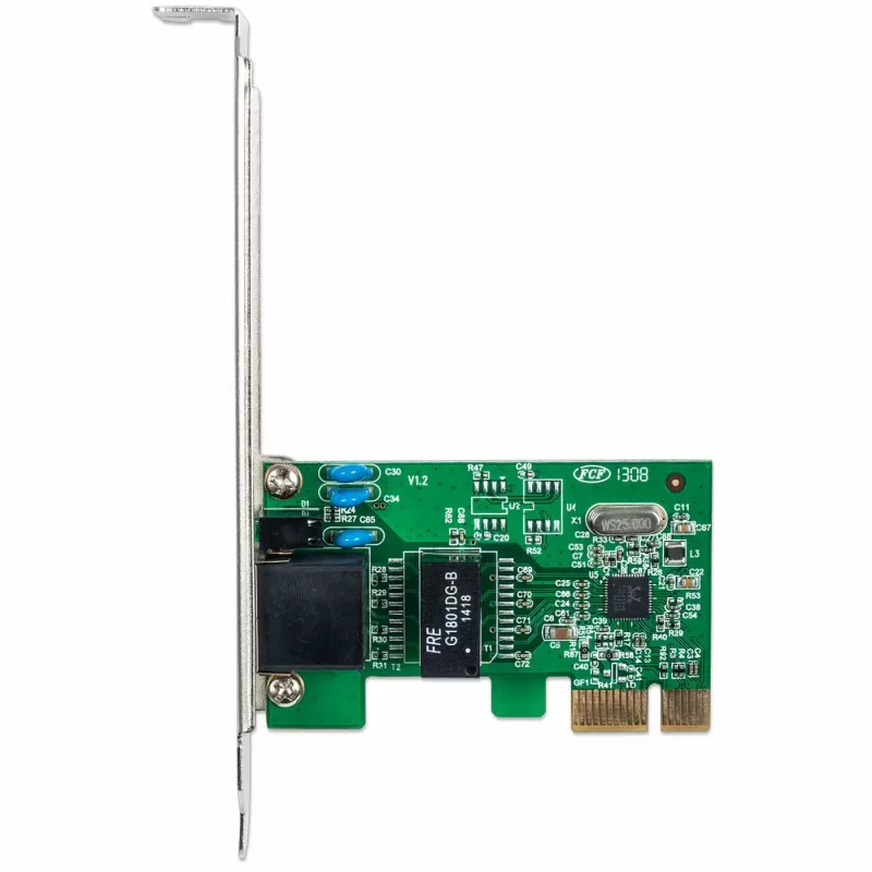 Intellinet Gigabit PCI Express tīkla karte, 10/100/1000 Mbps PCI Express RJ45 Ethernet karte