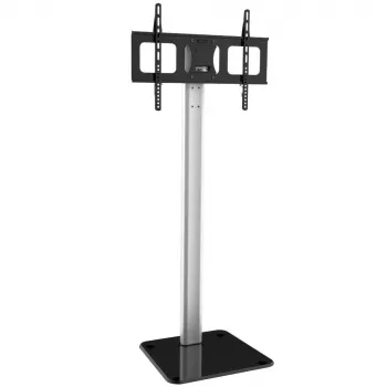 Techly ICA-TR11 TV stiprinājums/statīvs 177,8 cm (70 collas) Melns, Sudrabains