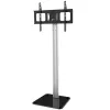 Techly ICA-TR11 TV stiprinājums/statīvs 177,8 cm (70 collas) Melns, Sudrabains