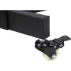 Techly Trolley Floor Stand LCD/LED/Plasma 23 inch-55 inch, 58.4 cm (23 inch), 139.7 cm (55 inch), 50 x 50 mm, 400 x 400 mm, -15 - 15°, Melns