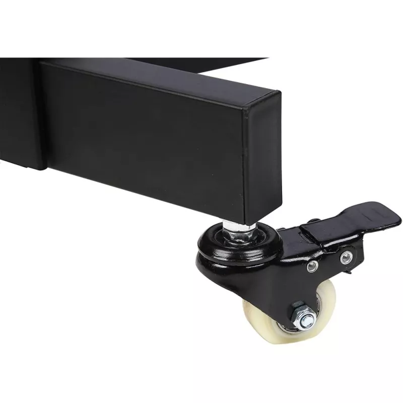 Techly Trolley Floor Stand LCD/LED/Plasma 23 inch-55 inch, 58.4 cm (23 inch), 139.7 cm (55 inch), 50 x 50 mm, 400 x 400 mm, -15 - 15°, Melns