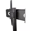 Techly Trolley Floor Stand LCD/LED/Plasma 23 inch-55 inch, 58.4 cm (23 inch), 139.7 cm (55 inch), 50 x 50 mm, 400 x 400 mm, -15 - 15°, Melns