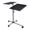 Portatīvā datora statīvs Techly Universal Adjustable Trolley piezīmjdatoram projektoram melns
