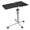 Portatīvā datora statīvs Techly Universal Adjustable Trolley piezīmjdatoram projektoram melns