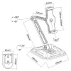 Techly ICA-TBL 2801 holder Passive holder Tablet/UMPC Melns