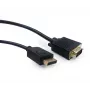 GEMBIRD DisplayPort uz VGA adaptera kabelis 2,0 m, melns