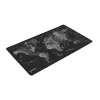 Peļu paliktnis NATEC Time Zone Map Maxi — auduma 400×800 mm, 2.5 mm, ūdensizturīgs, neslīdošs