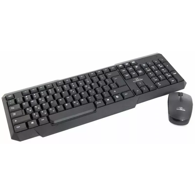 Titanum Memphis TK108 tastatūras un USB peles komplekts, melns