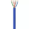Tīkla kabelis TECHLY Cat6 U/UTP ITP6-CCA-305-BL, 305 m, 23 AWG ciets, 250 MHz, zils, PVC apvalks
