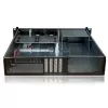 Servera korpusa plaukts TECHLY I-CASE IPC-240L, 2U, micro ATX, 4x 3.5 collu sloti, 1x 5.25 collu slots, 465x400x88.8 mm, melns