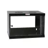 Techly sienas skapis 19 6U D450 melns salikts I-CASE EL-1006B45